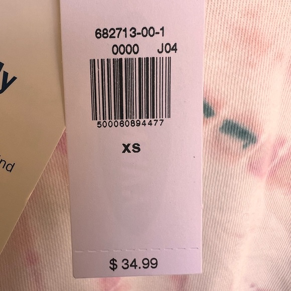 NWT Old Navy tie dye crop sweatshirt size XS - Picture 8 of 9